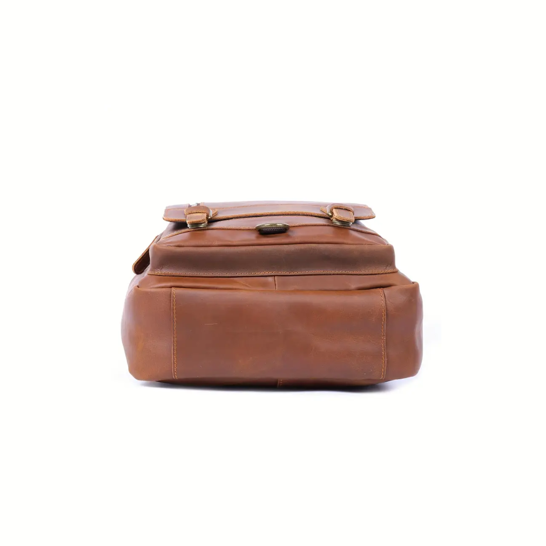Mike Heritage Leather Backpack