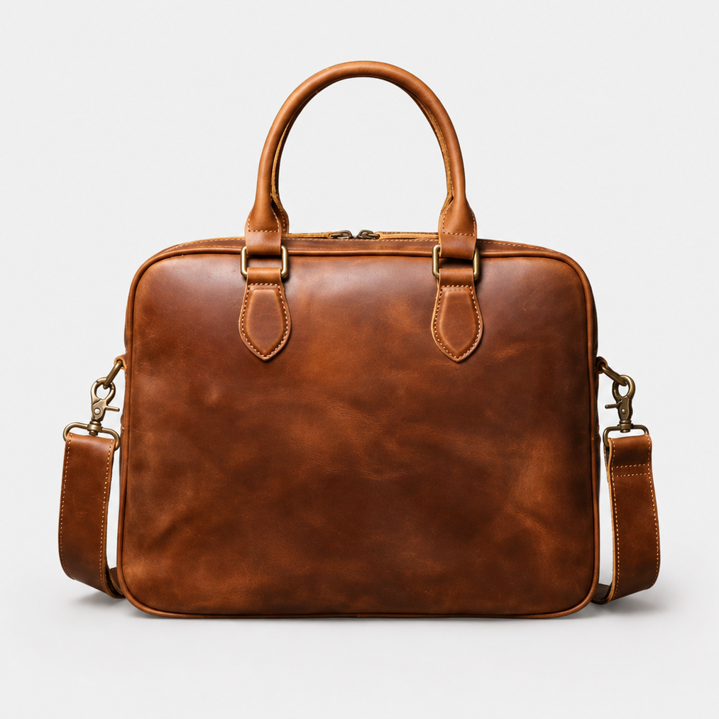 Finsley Slim Leather Briefcase
