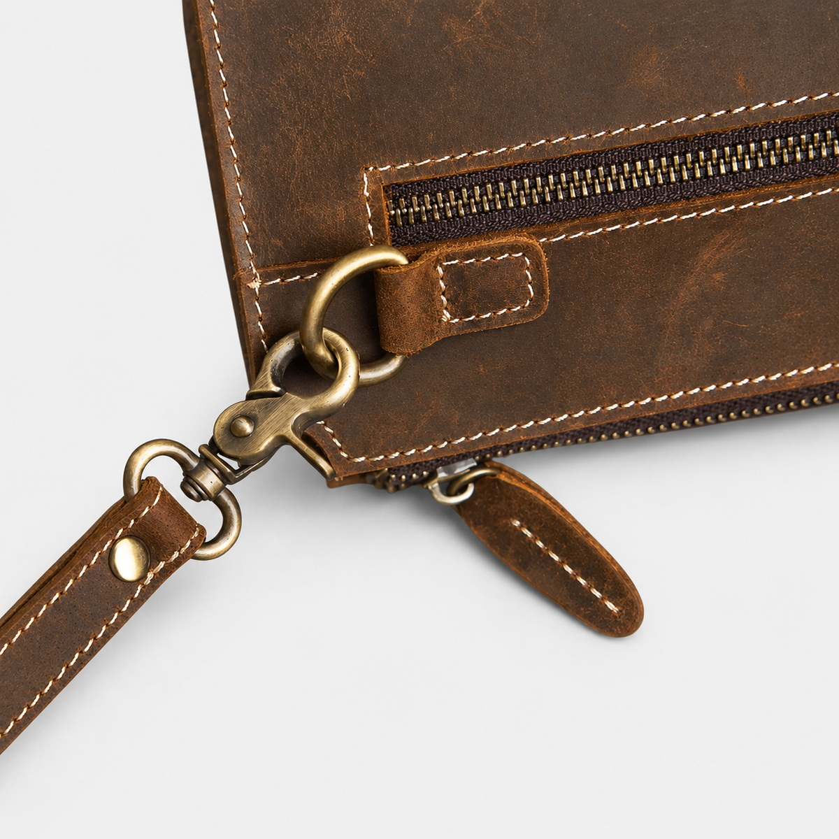 Grafton Leather Clutch