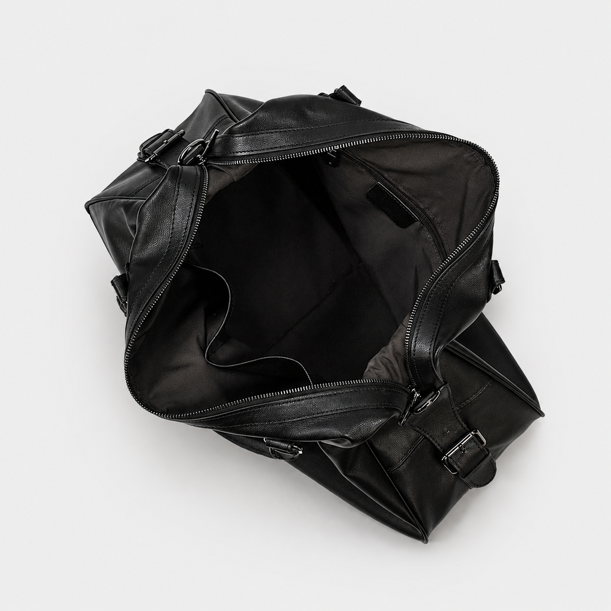 Rafael Curve Leather Duffel