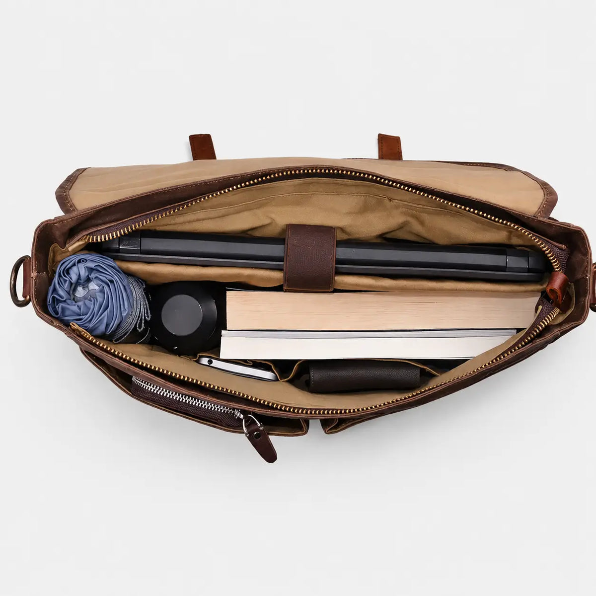 Bennett Waxed Canvas Messenger