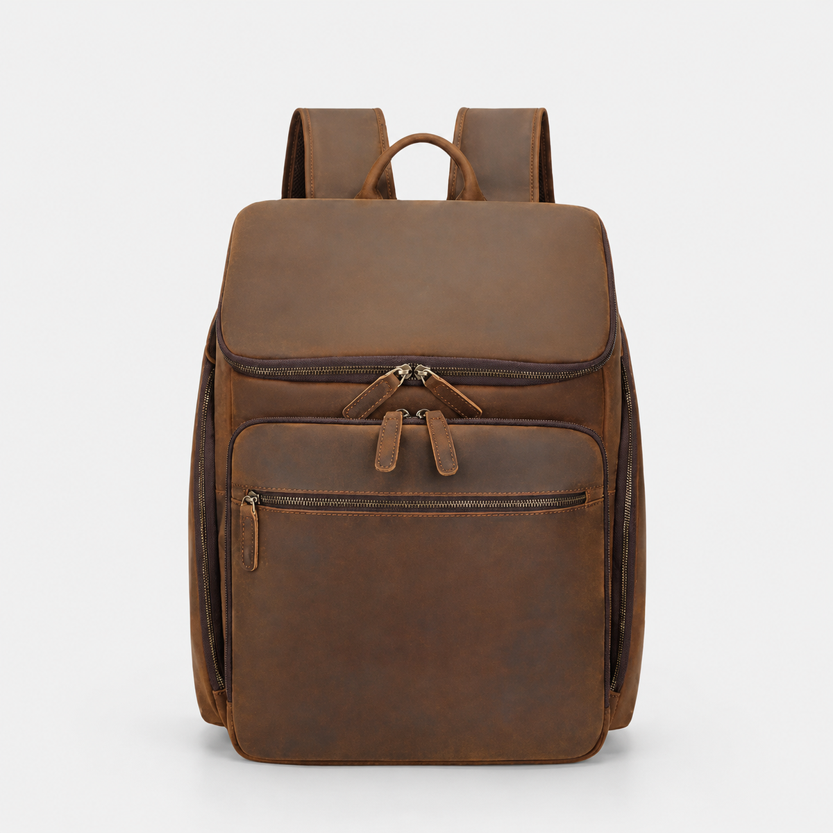 Laurent Leather Daily Carry Backpack