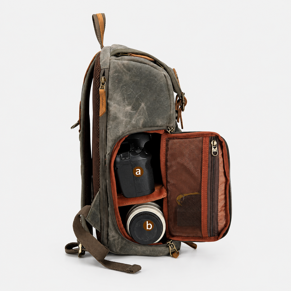 Jerick Field Canvas Camera Backpack