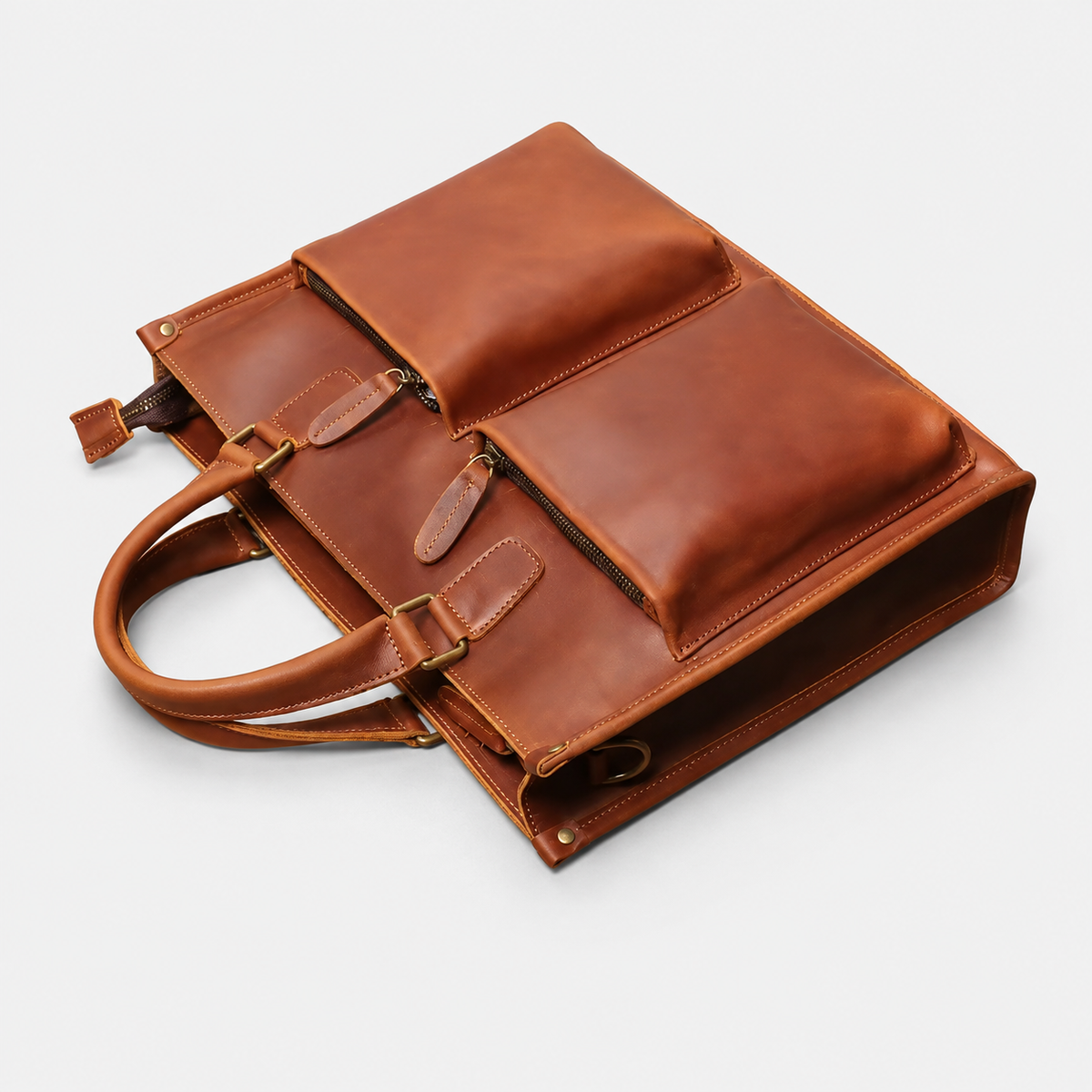 Pemberton Slim Leather Briefcase