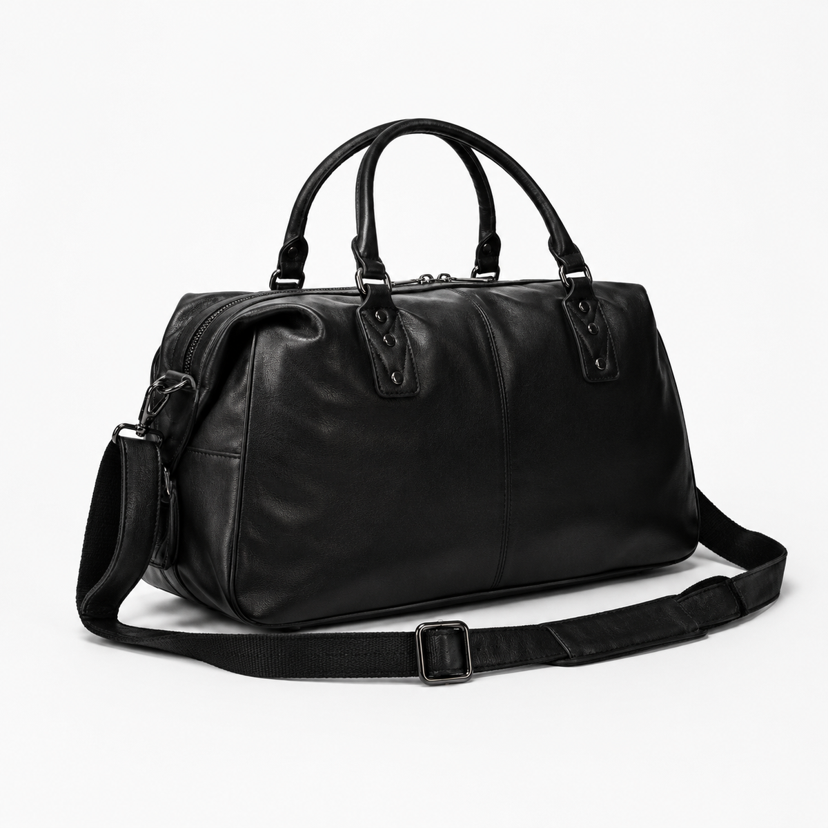 Rafael Curve Leather Duffel