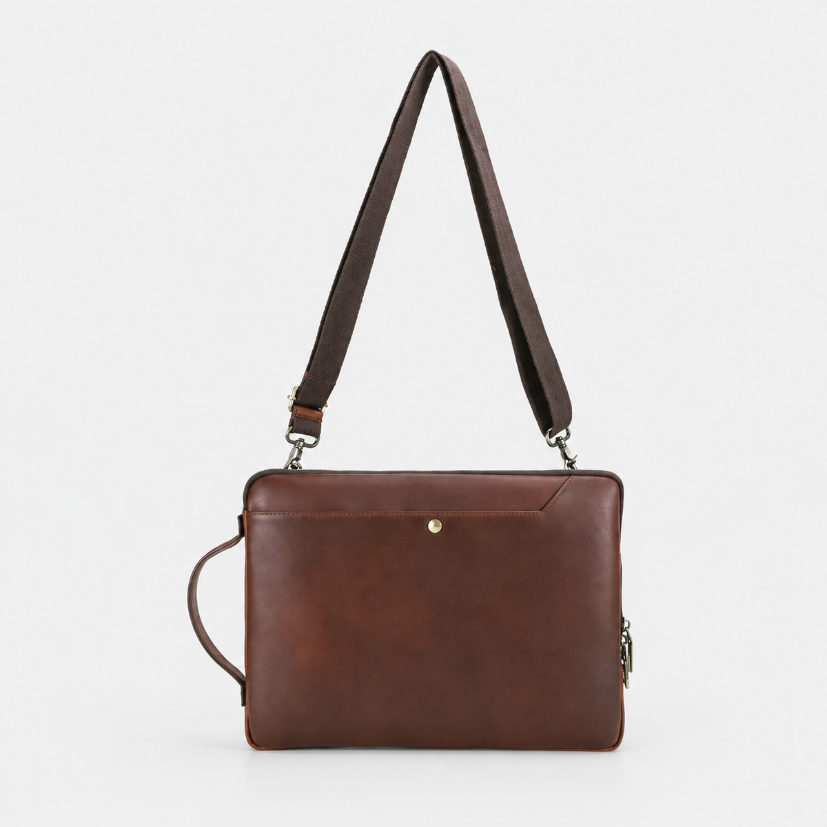 Carlisle Structured Leather Laptop Bag