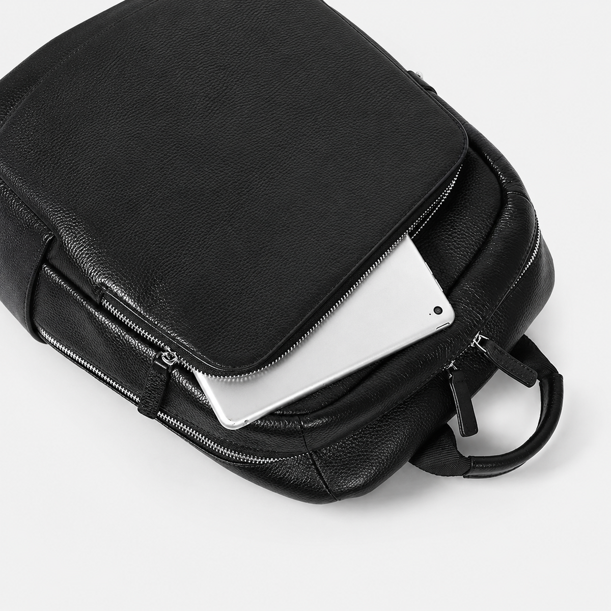 Whitmore Minimal Leather Backpack