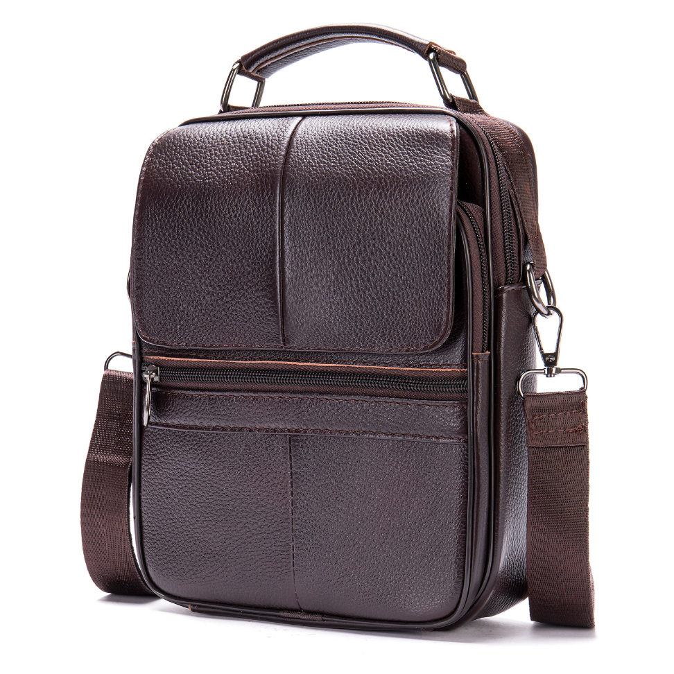 Jasper Multi-Zip Leather Crossbody