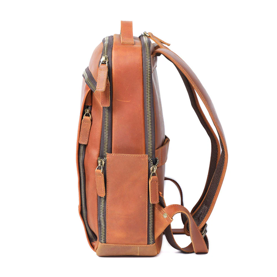 Archer Travel Leather Backpack
