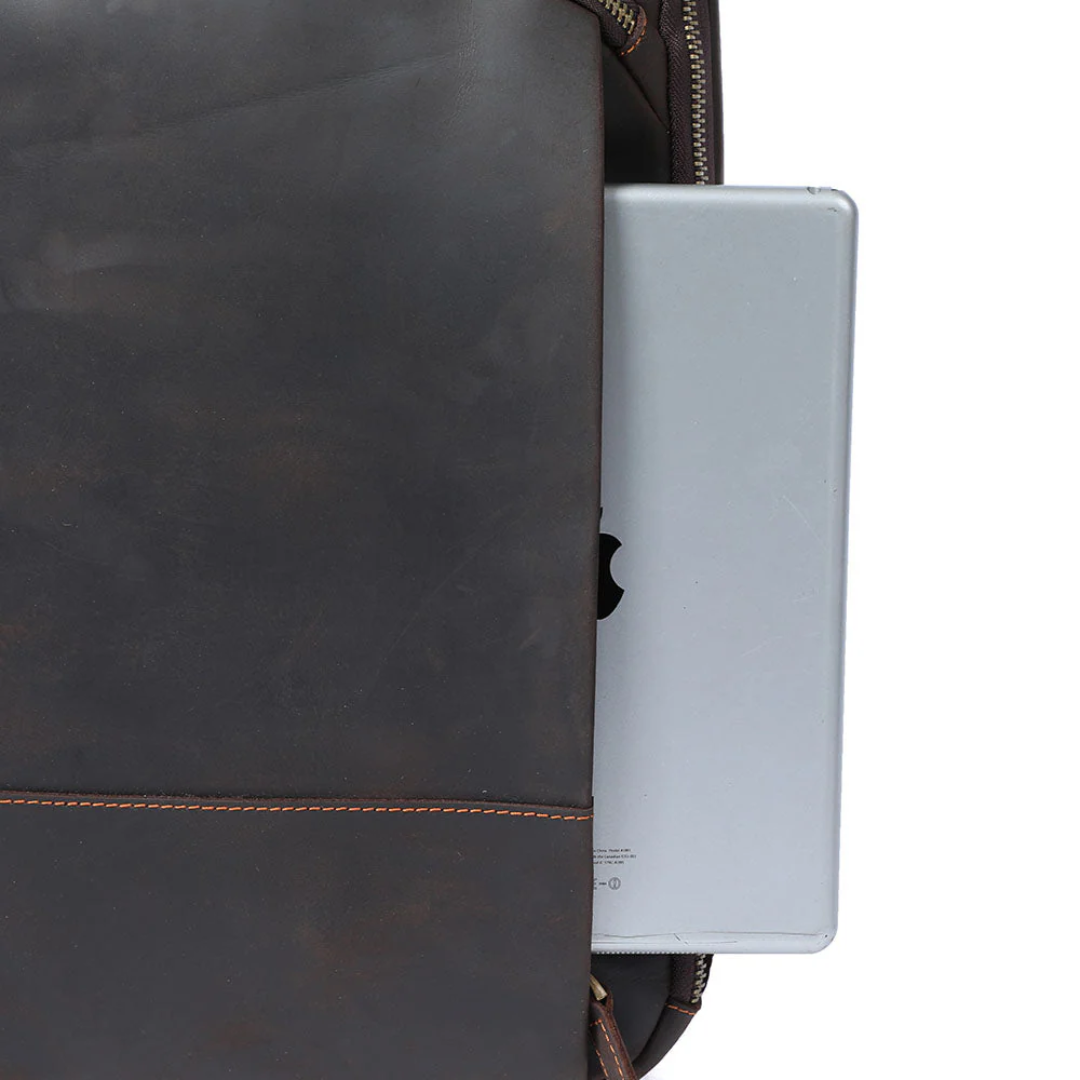 Archer Travel Leather Backpack