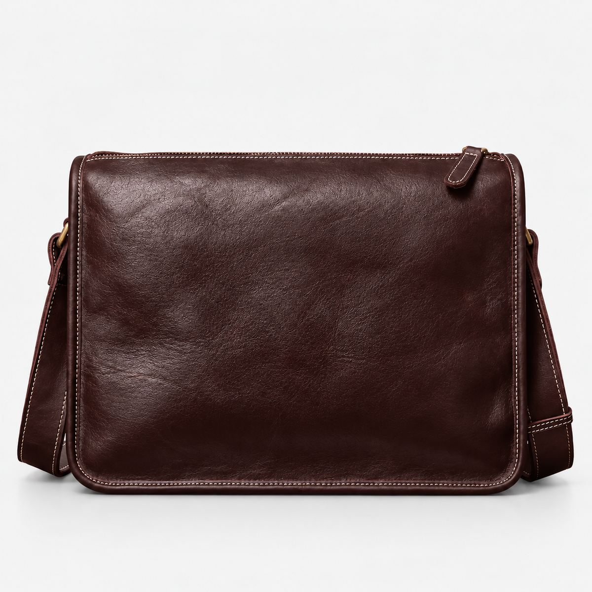 Spencer Soft-Structured Leather Messenger