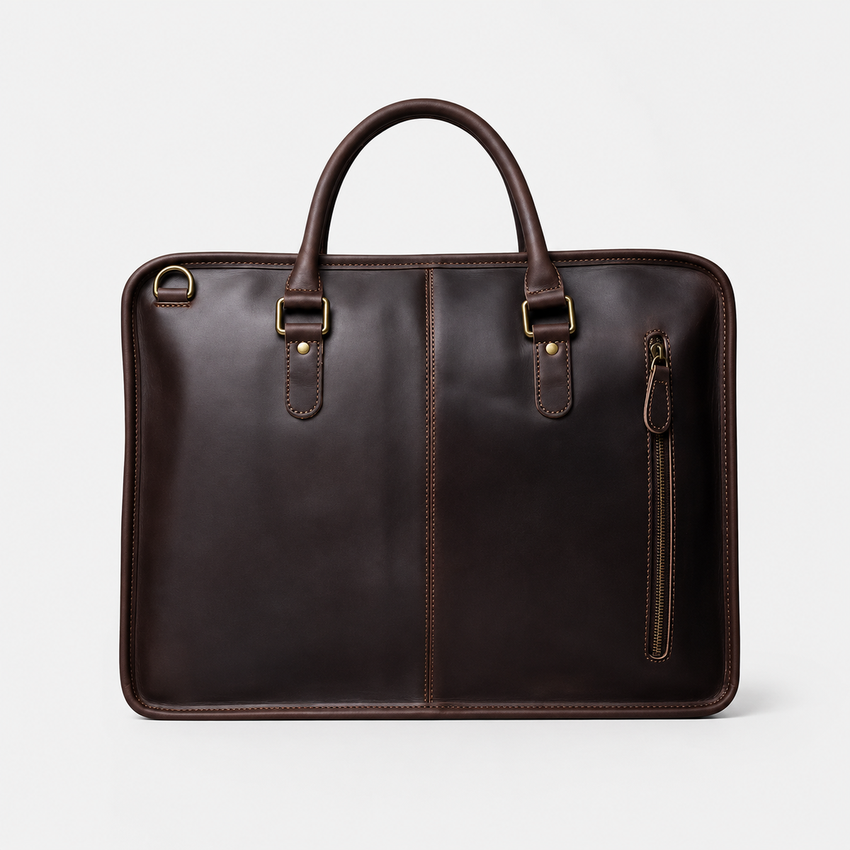 Billy Slimline Leather Briefcase