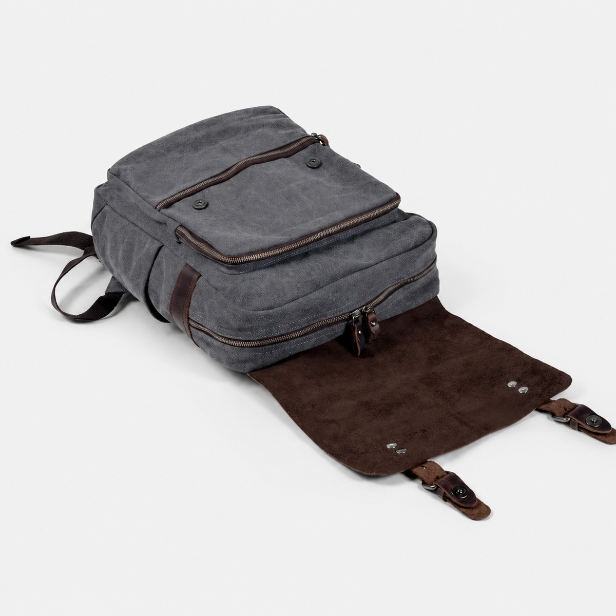 Carter Two-Tone Canvas Backpack