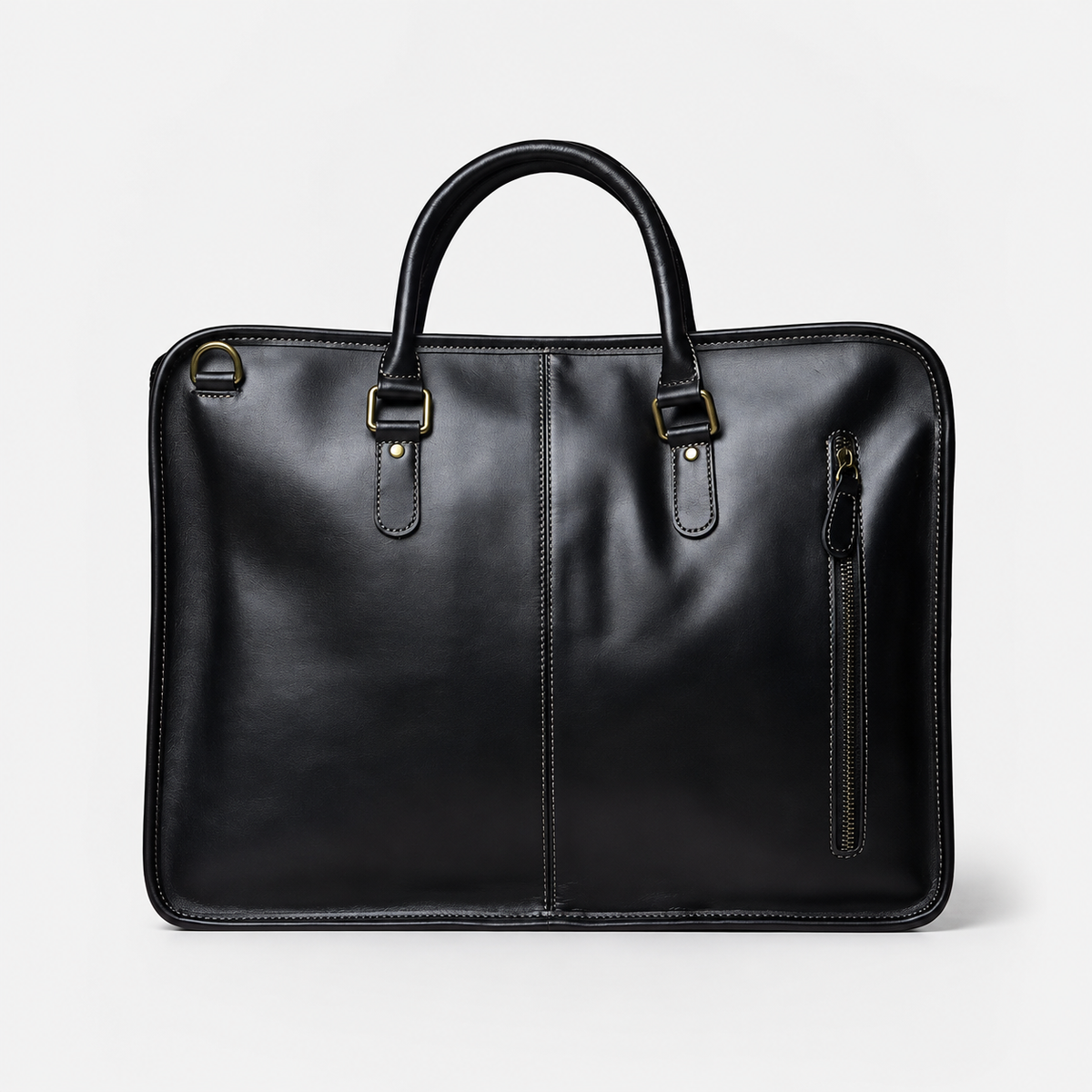 Billy Slimline Leather Briefcase