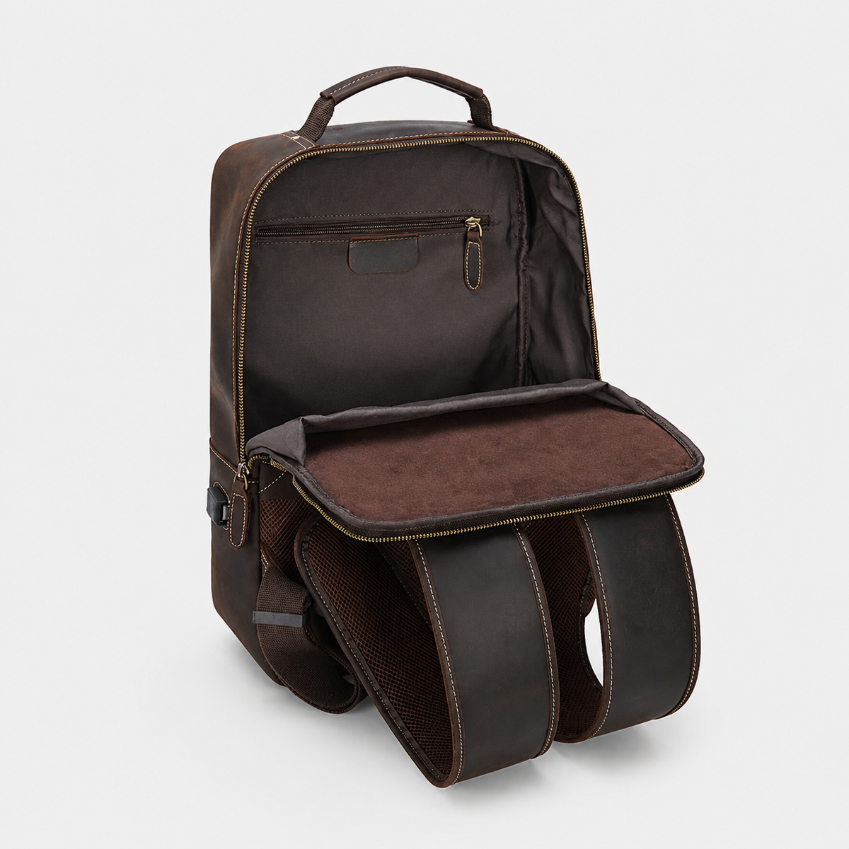 Josh Laptop Leather Backpack