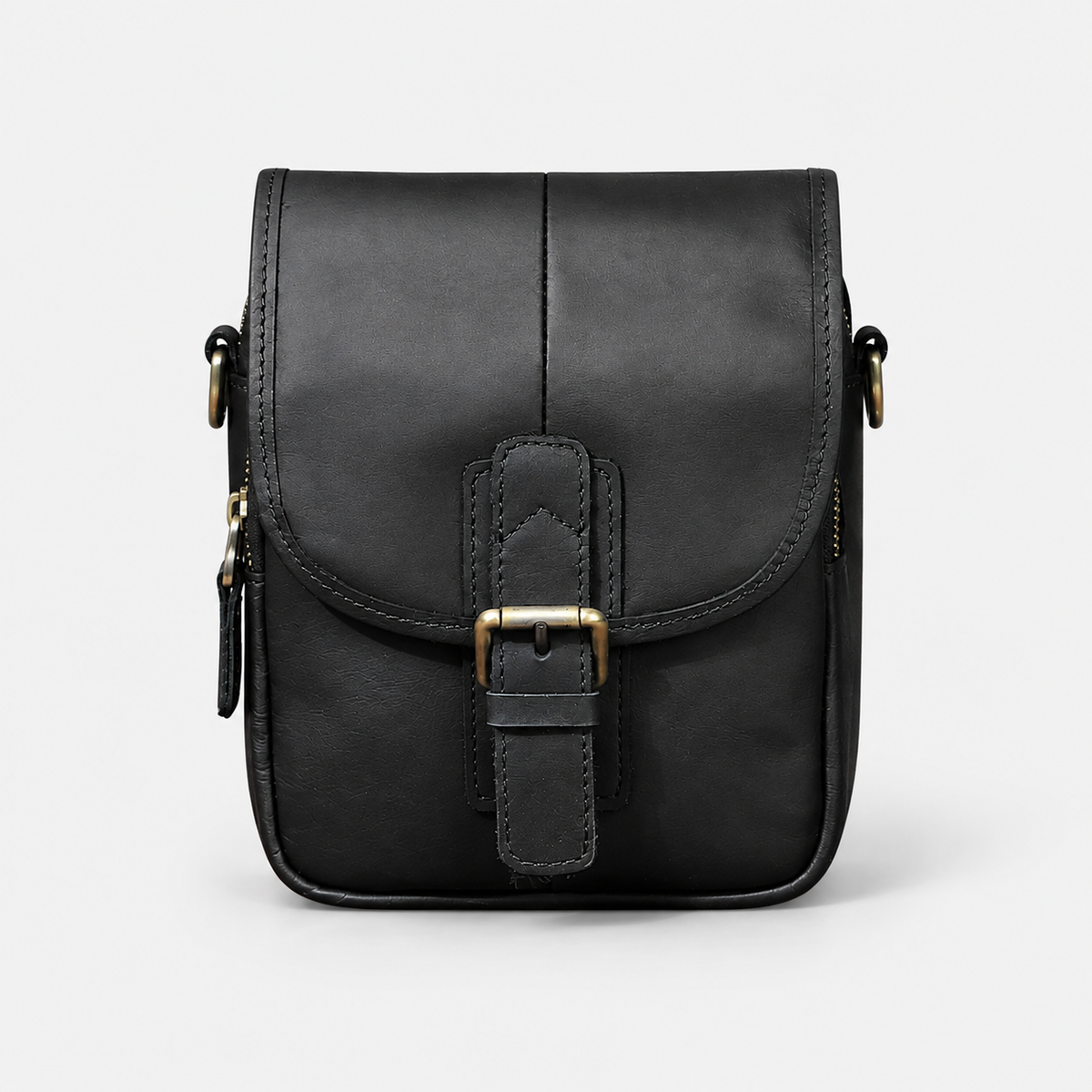 Damon Compact Leather Crossbody