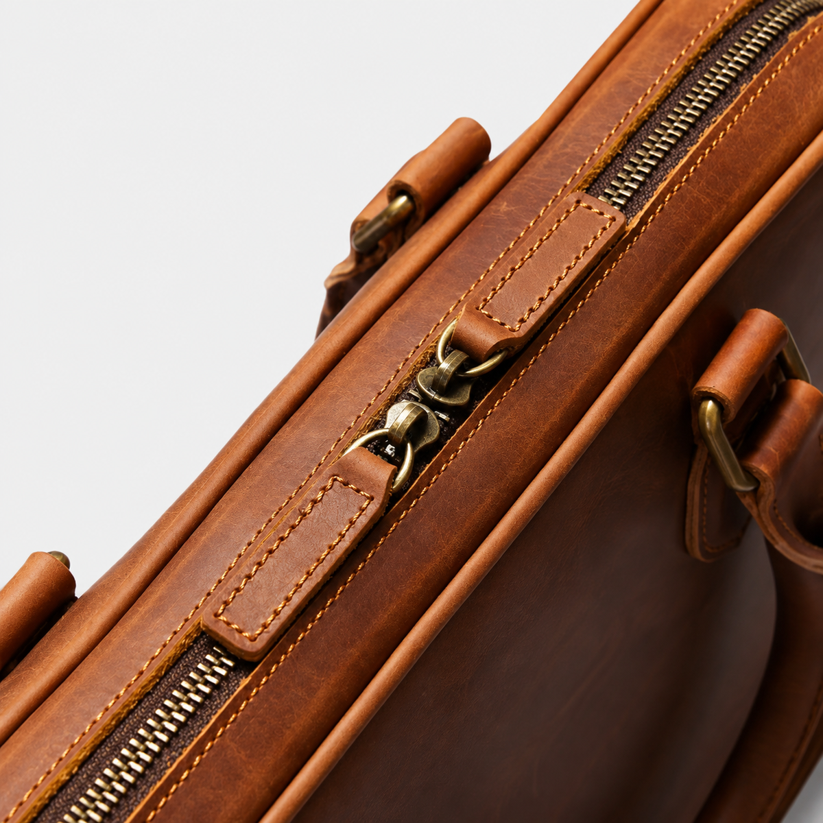 Finsley Slim Leather Briefcase