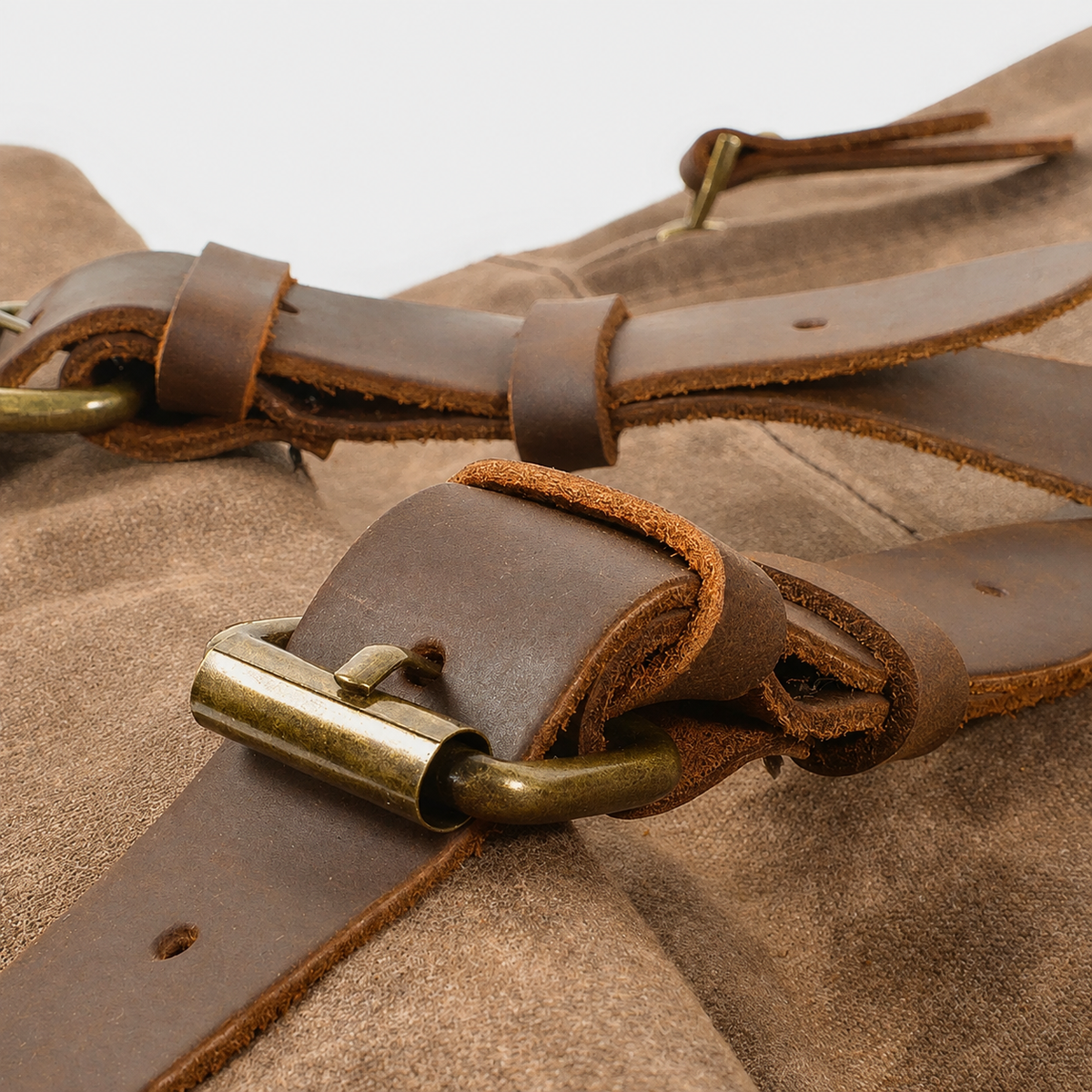 Barron Cross‑Strap Canvas Rucksack