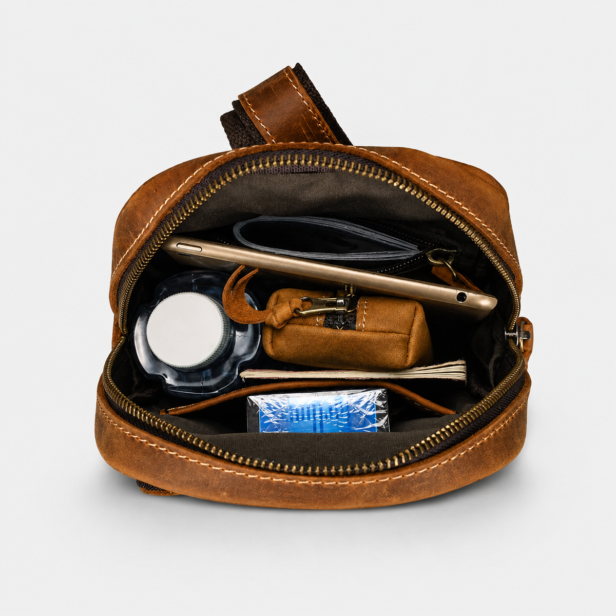 Donald Leather Crossbody
