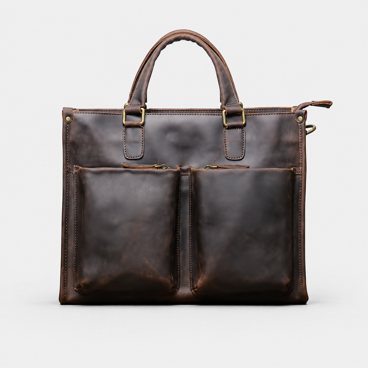 Pemberton Slim Leather Briefcase