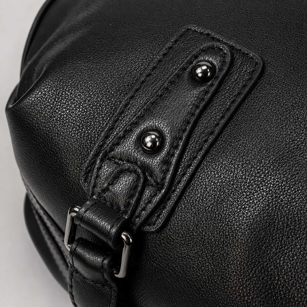 Rafael Curve Leather Duffel