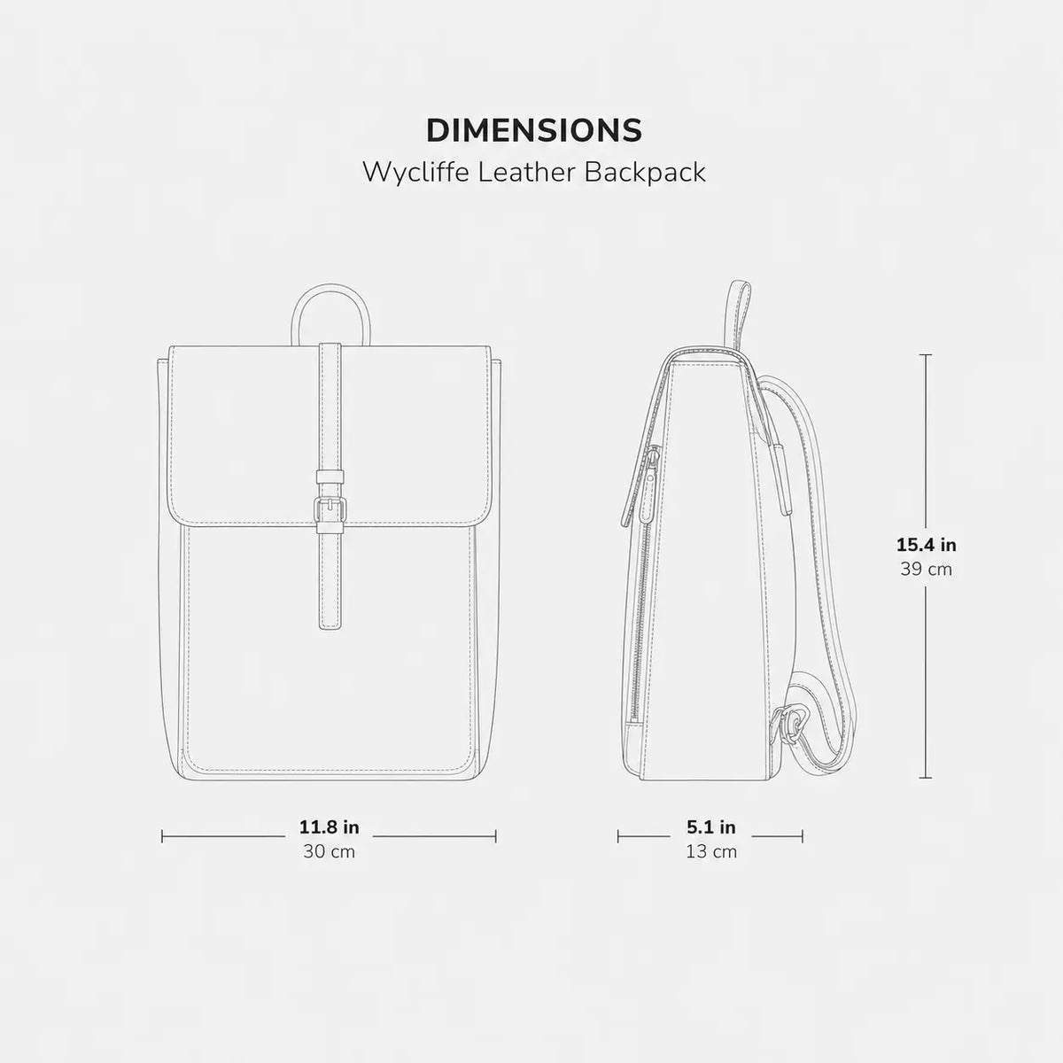Wycliffe Leather Backpack