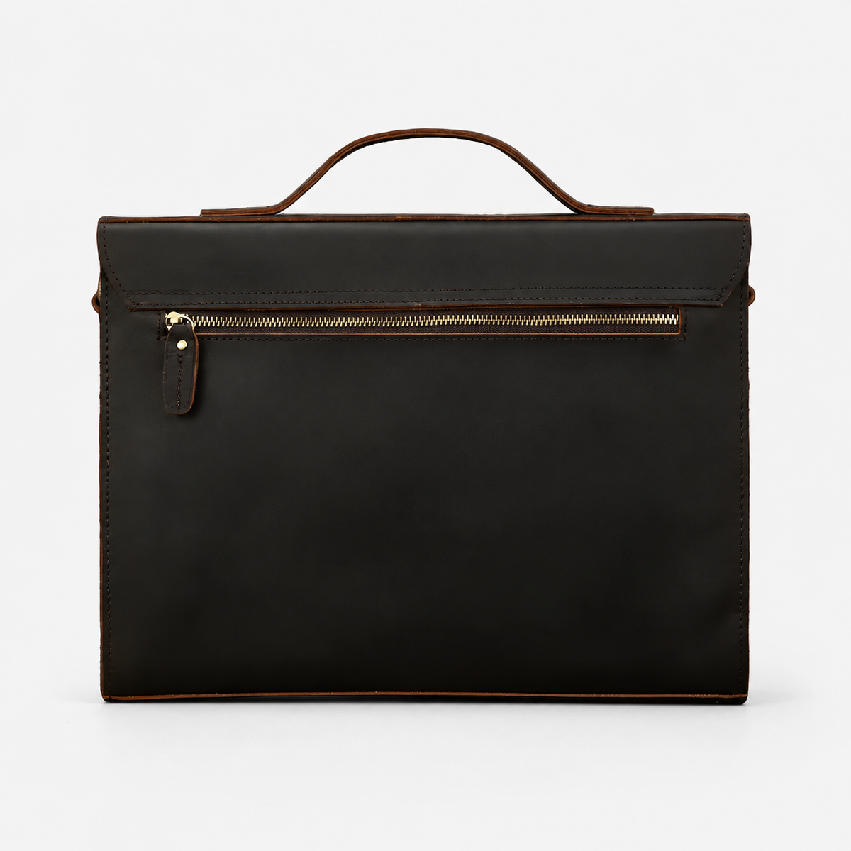 Beckett Structured Leather Briefcase