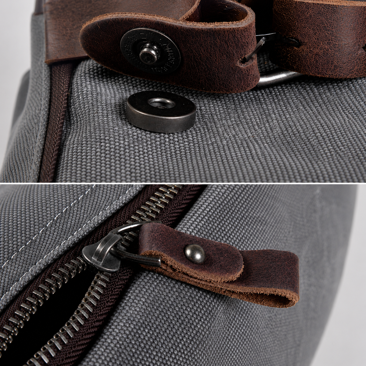 Carter Two-Tone Canvas Backpack