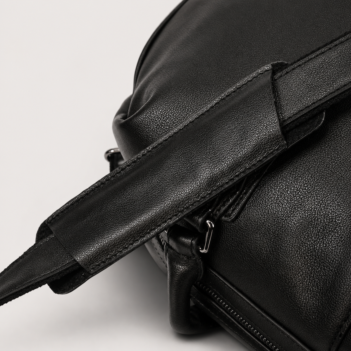 Rafael Curve Leather Duffel