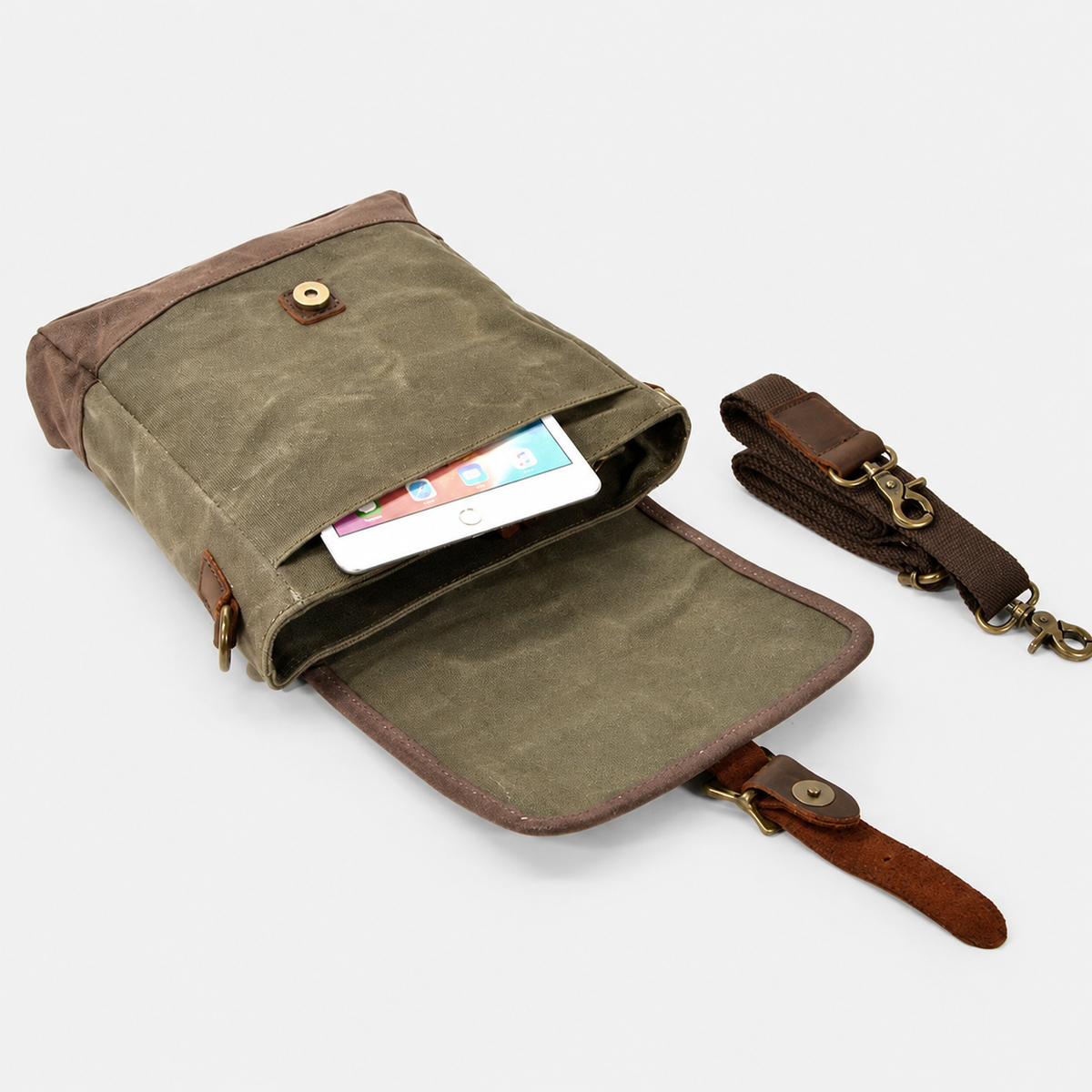 Matera Buckle Canvas Sling
