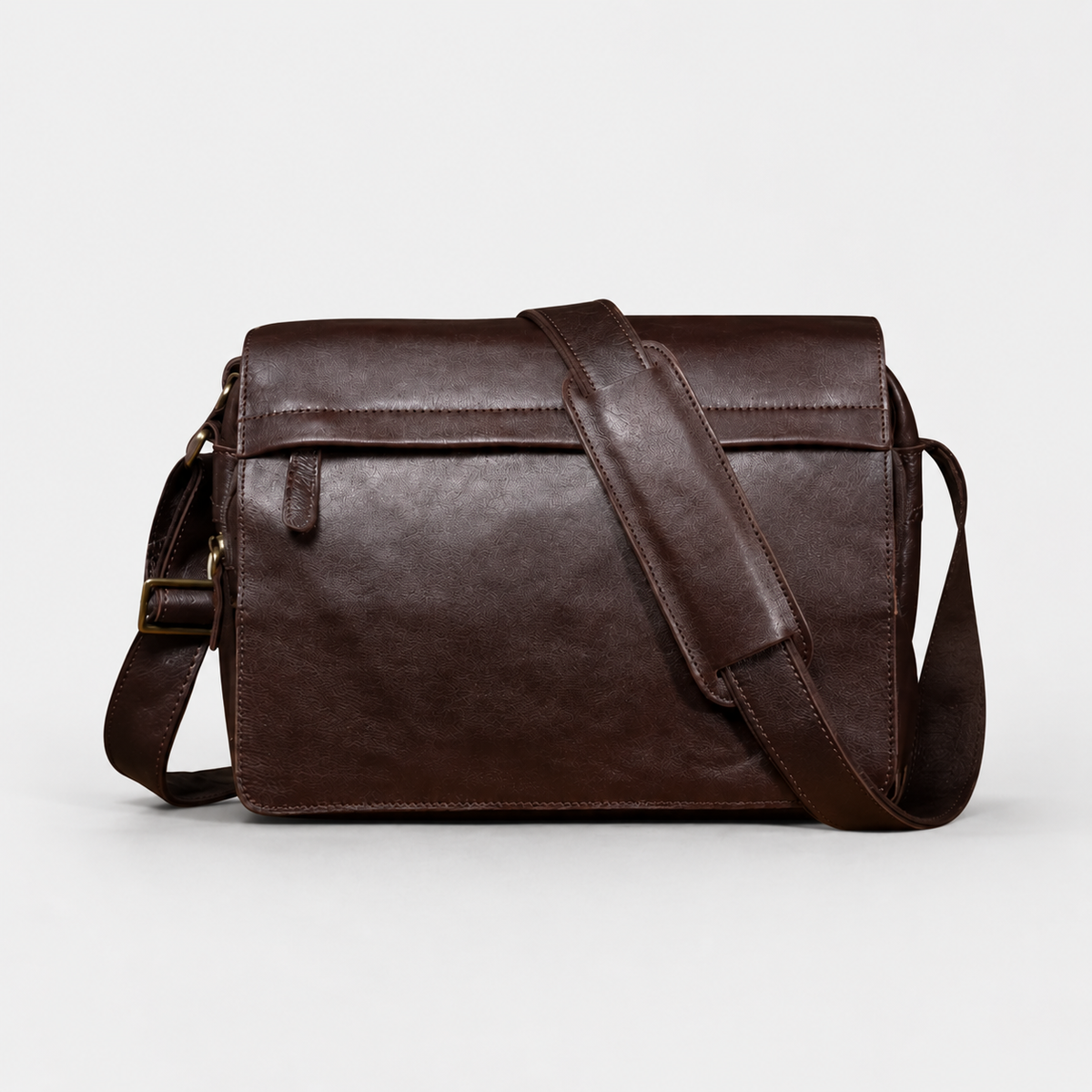 Kingsley Flap-Front Leather Crossbody