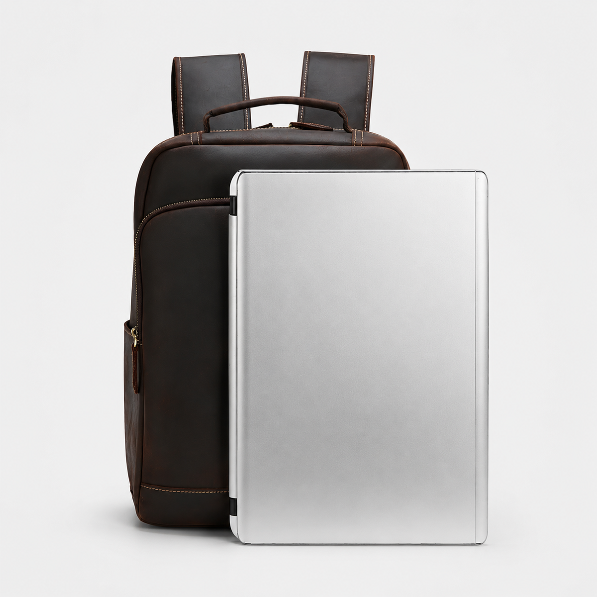 Josh Laptop Leather Backpack