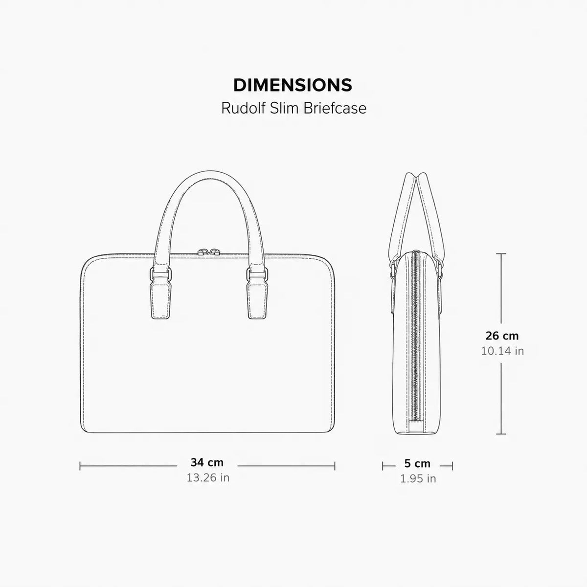 Rudolf Slim Briefcase