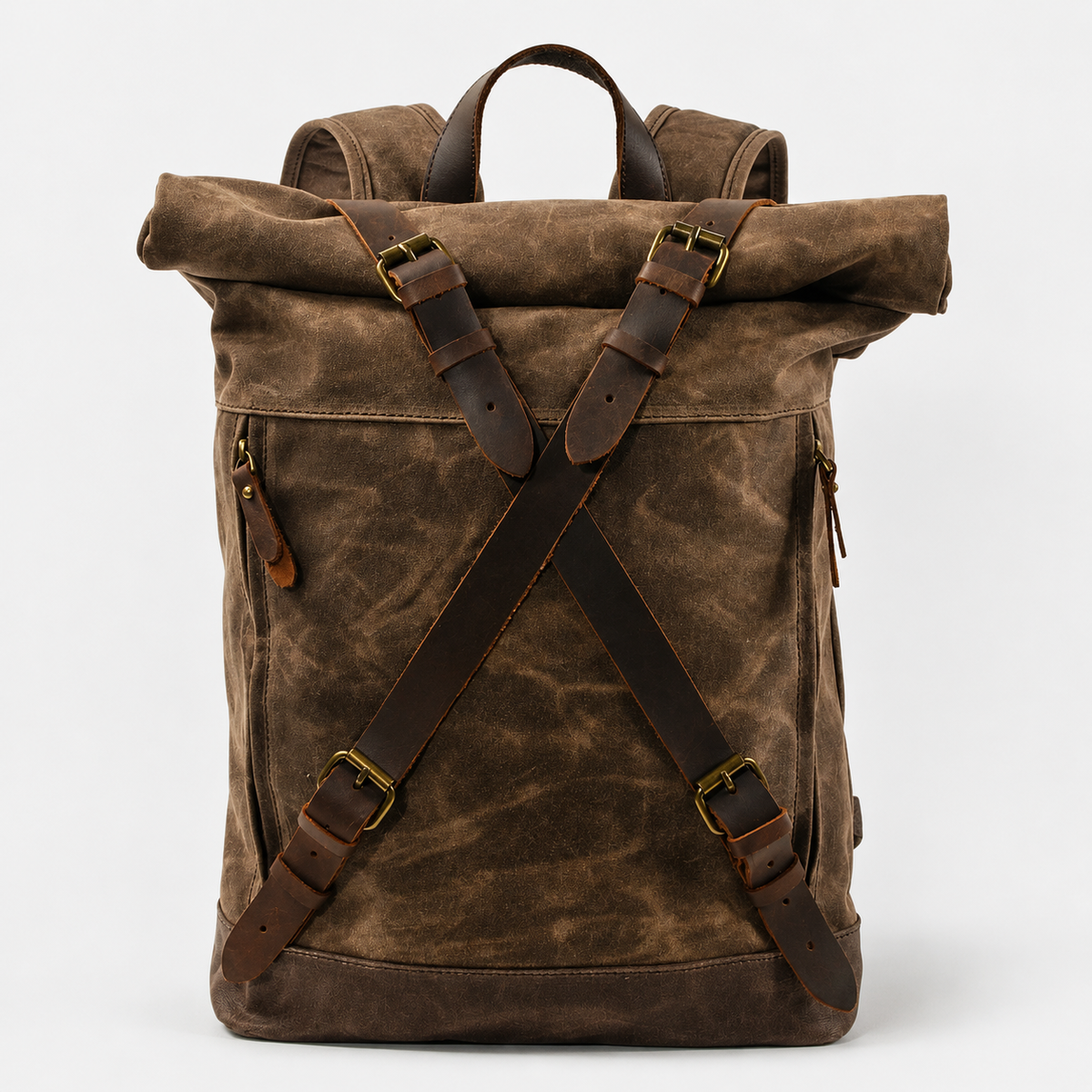 Barron Cross‑Strap Canvas Rucksack