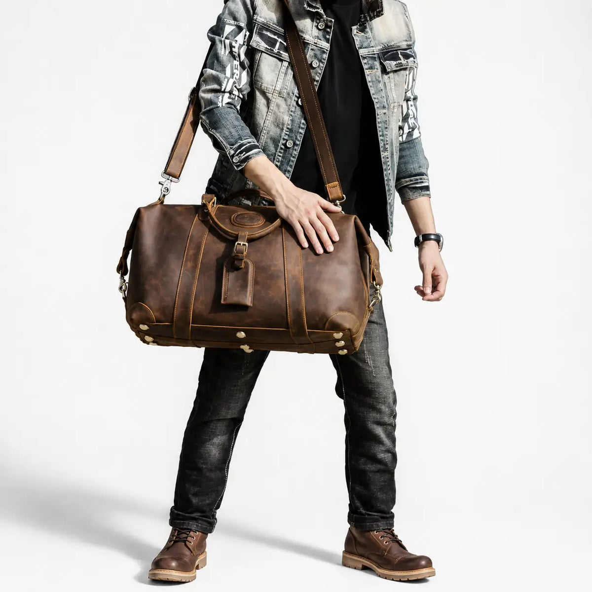 Marlowe Weekender Leather Duffel