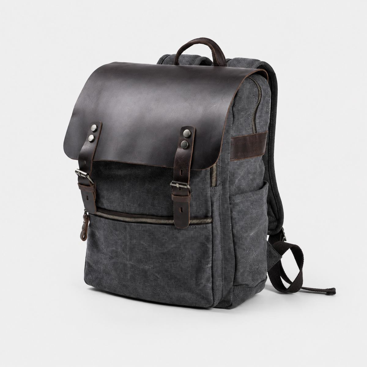 Carter Two-Tone Canvas Backpack