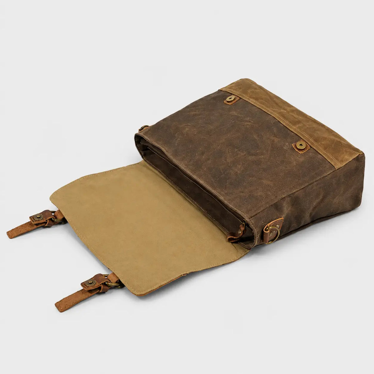 Kevin Panelled Canvas Messenger