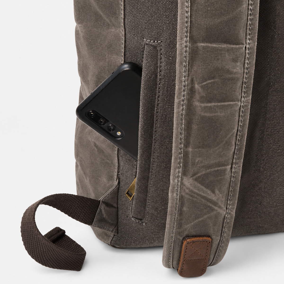 Barron Cross‑Strap Canvas Rucksack