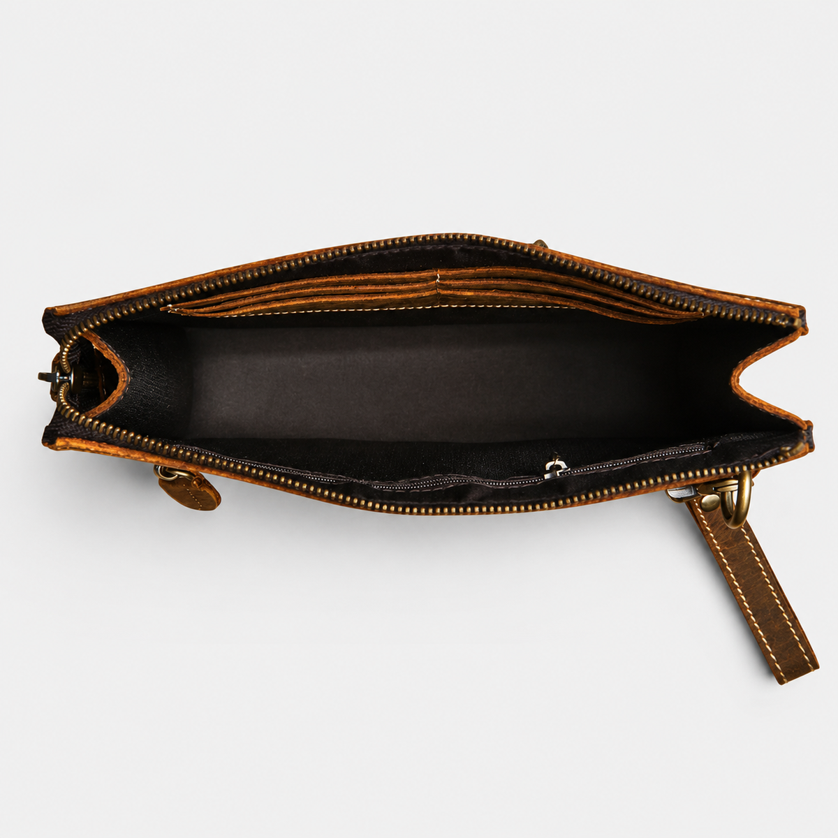 Grafton Leather Clutch