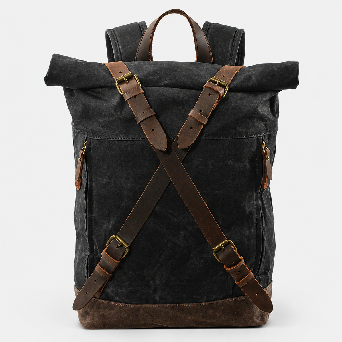 Barron Cross‑Strap Canvas Rucksack