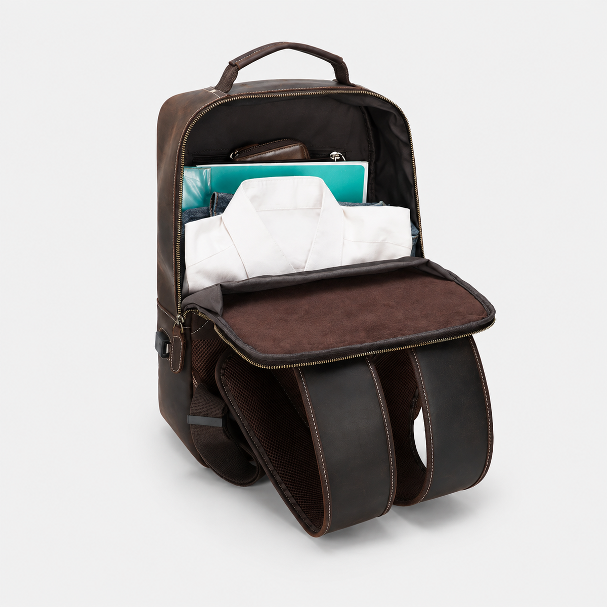 Josh Laptop Leather Backpack
