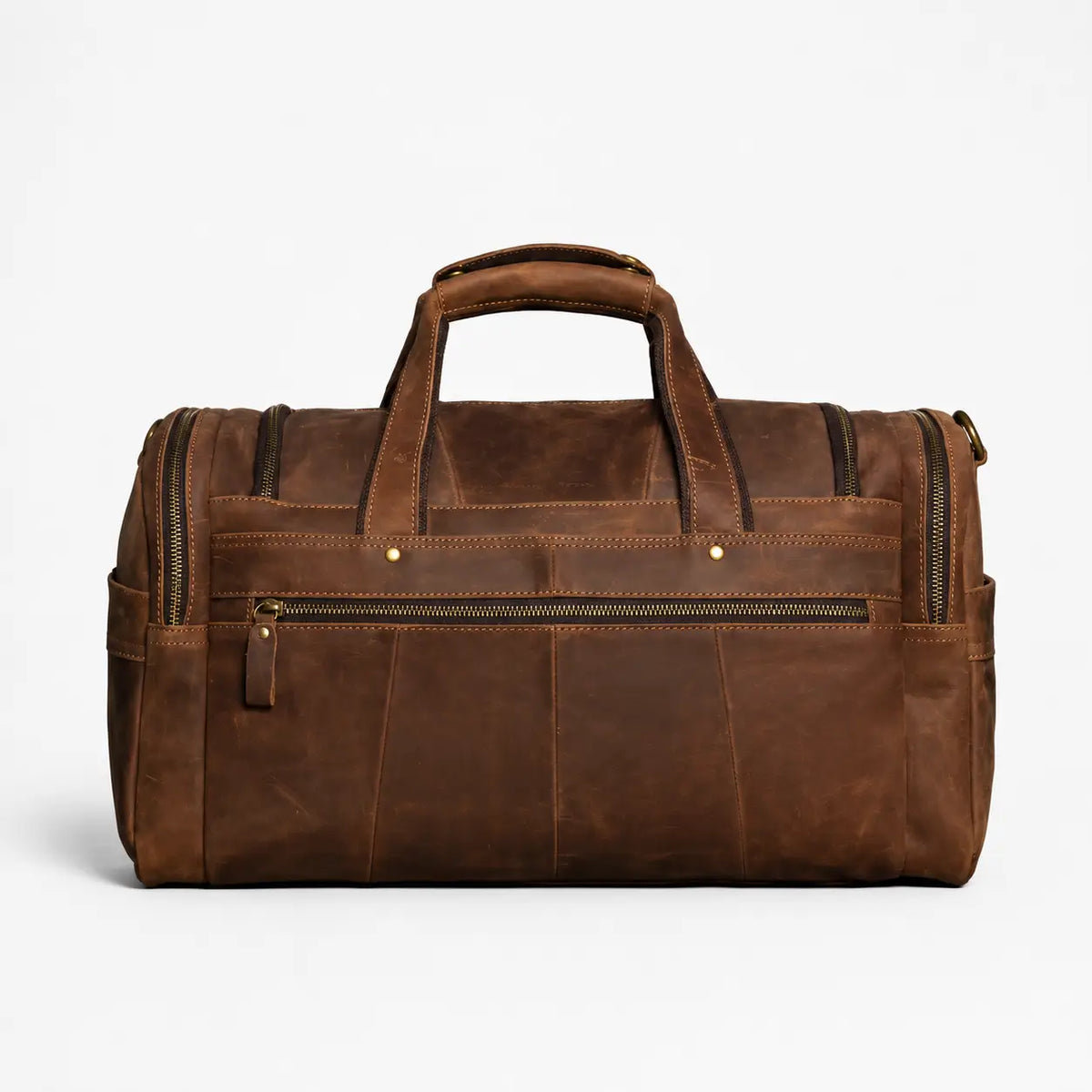 Cromwell Multi-Pocket Leather Duffel