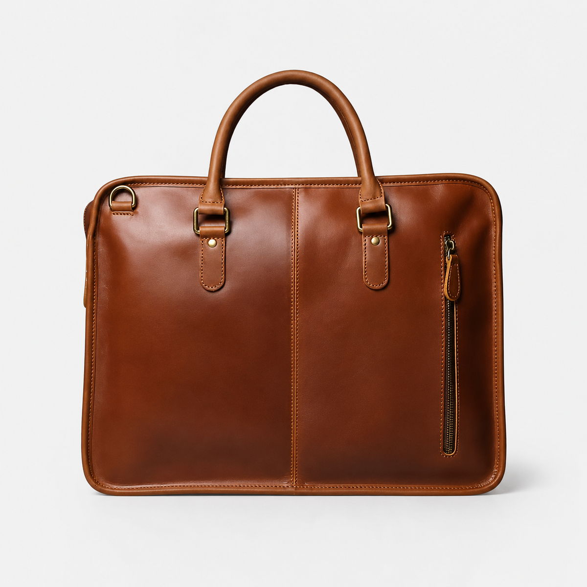 Billy Slimline Leather Briefcase