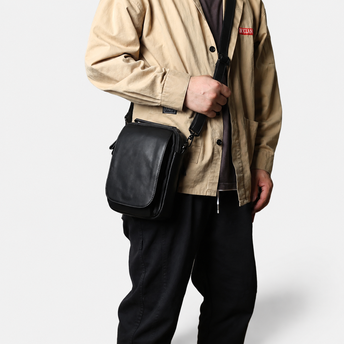Rene Compact Leather Crossbody