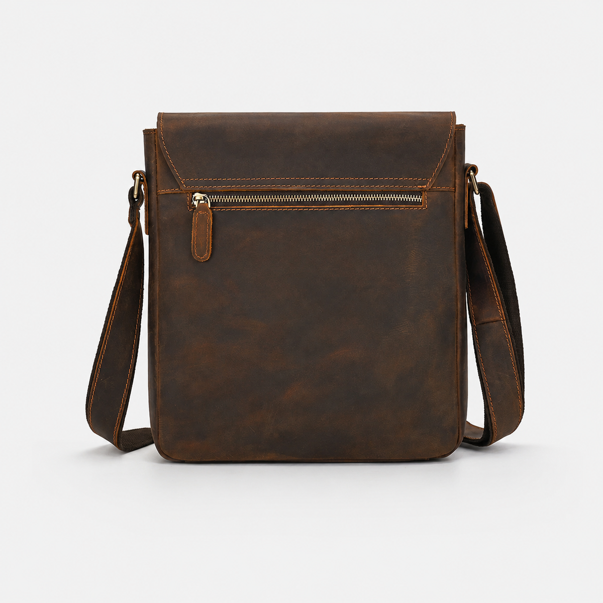 Von Slim Leather Messenger