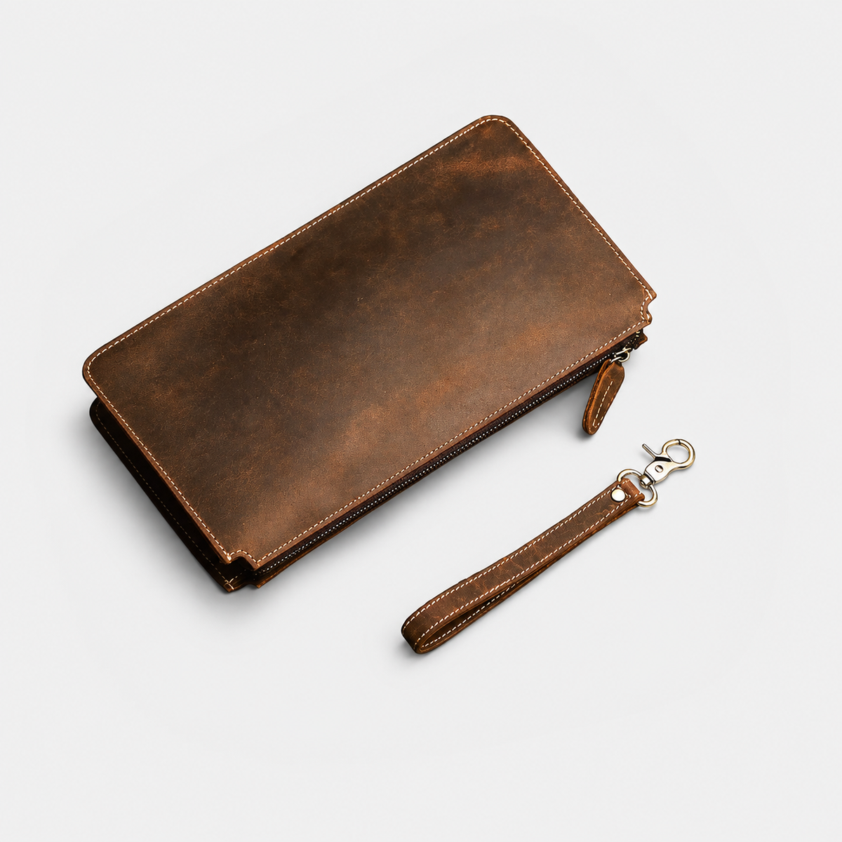 Grafton Leather Clutch