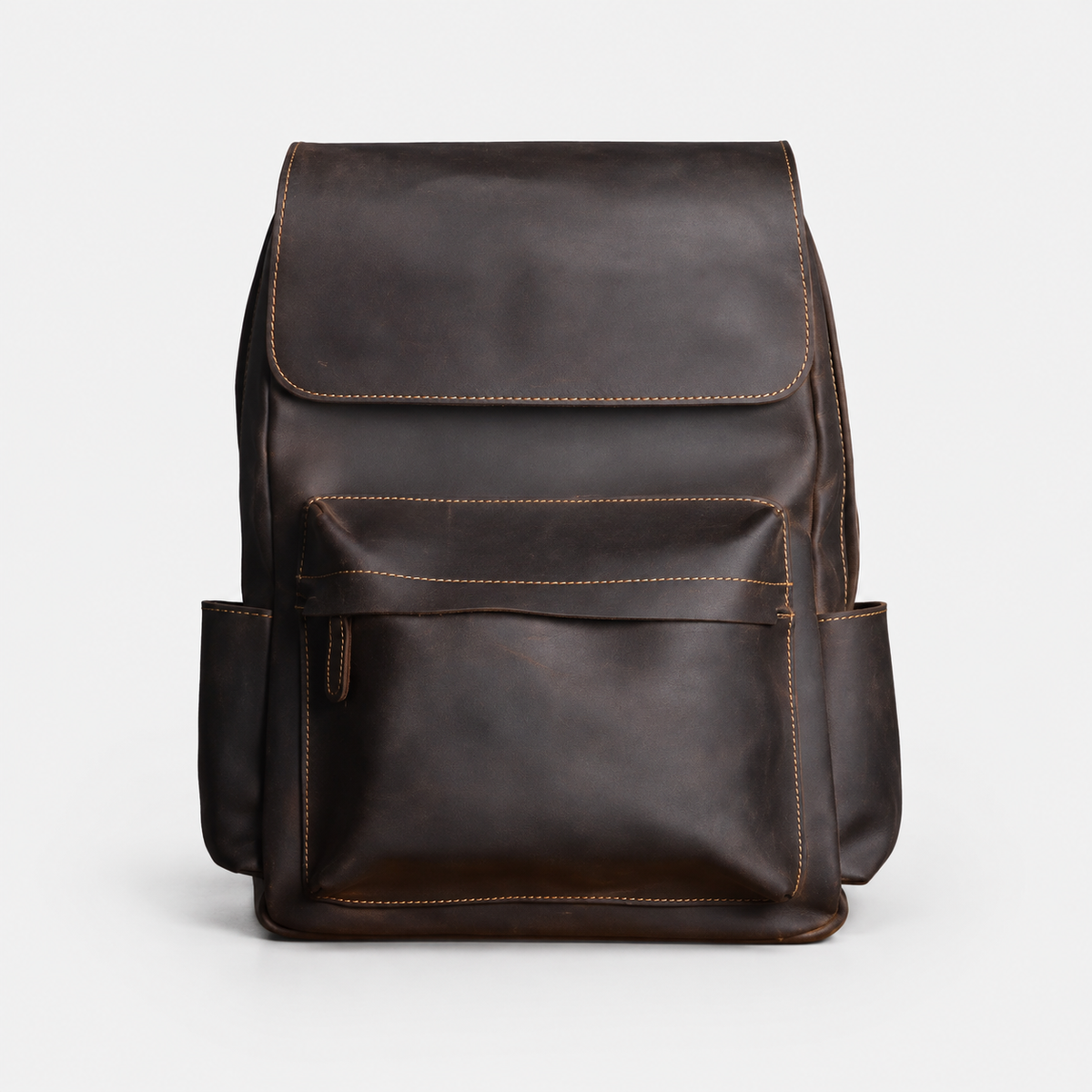 Rowan Large-Capacity Leather Backpack
