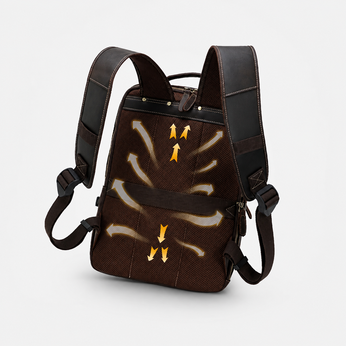 Josh Laptop Leather Backpack