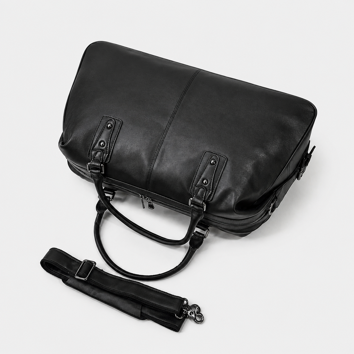 Rafael Curve Leather Duffel