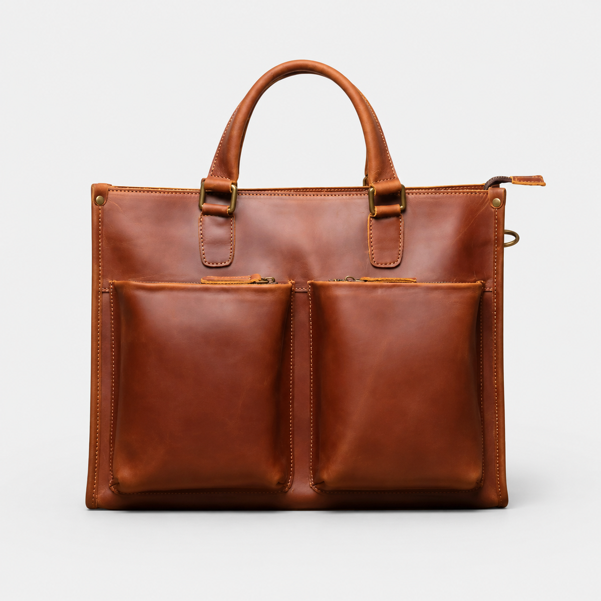 Pemberton Slim Leather Briefcase